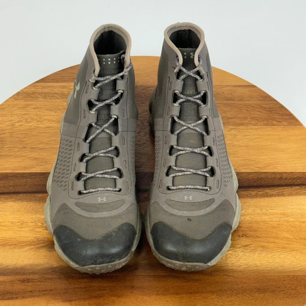 Mens Under Armour Speedfit Brown Mid Outdoor Hiking Ankle‎ Boots Size 9 M GUC